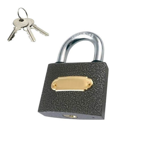 GOLD UZUN GRİ ASMA KİLİT (25 MM)